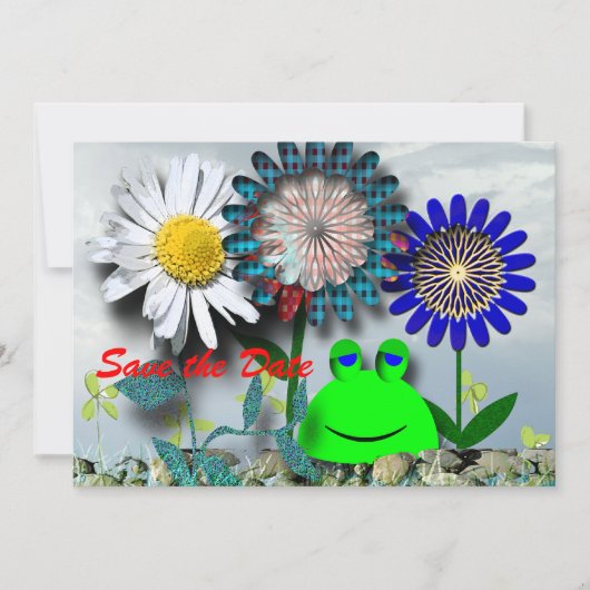 パーティの招待状 セーブザデート (正面)