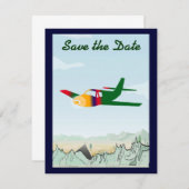 パーティの招待状 セーブザデート (正面/裏面)