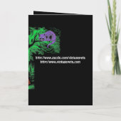 パーティの招待状: "チェシャー猫" 招待状 (裏面)