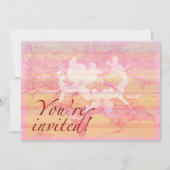 パーティの招待状 – 一般 – 野生のツツツジの花 招待状 (正面)