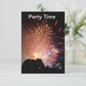 パーティの招待状 出欠カード (スタンド正面)