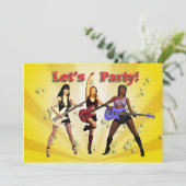 パーティの招待状 招待状 (スタンド正面)