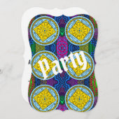 パーティの招待状 招待状 (正面/裏面)