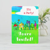 パーティの招待状 招待状 (スタンド正面)