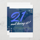 パーティの招待状 招待状 (正面/裏面)