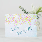 パーティの招待状 招待状 (スタンド正面)