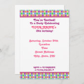 パーティの招待状 招待状 (正面/裏面)