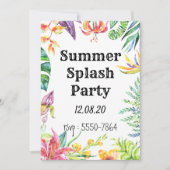 パーティの招待状 招待状 (正面)