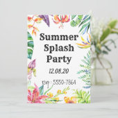 パーティの招待状 招待状 (スタンド正面)