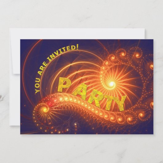 パーティの招待状 招待状 (正面)