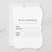 パーティの招待状 招待状 (裏面)