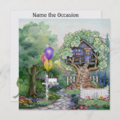 パーティの招待状- SRF 招待状 (正面/裏面)