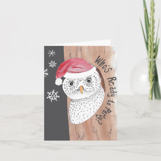 パーティの準備はできた?オウルの休日 シーズンカード (正面)