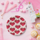 パーティまたはイベント用Apple Pattern 7"ラウンドプレート ペーパープレート (パーティー)