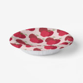 パーティまたはイベント用Apple Pattern 7"紙ボウル ペーパーボウル (傾斜あり)