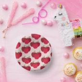 パーティまたはイベント用Apple Pattern 7"紙ボウル ペーパーボウル (パーティー)