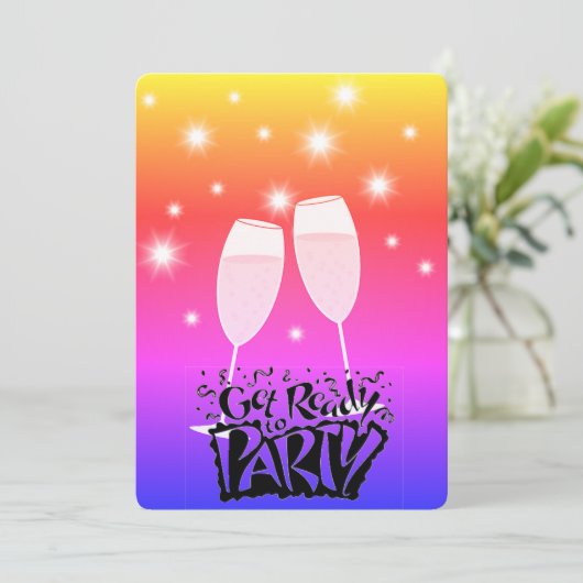 パーティを楽しむ準備をして下さい セーブザデート (スタンド正面)