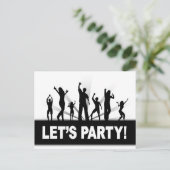 パーティを楽しもう インビテーションポストカード (スタンド正面)