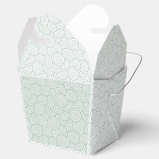 パーティカスタムーの好意ボックス | ギフトスタイリッシュ フェイバーボックス (オープン)