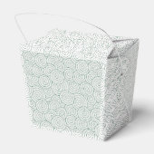 パーティカスタムーの好意ボックス | ギフトスタイリッシュ フェイバーボックス (裏面サイド)