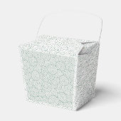 パーティカスタムーの好意ボックス | ギフトスタイリッシュ フェイバーボックス (正面サイド)