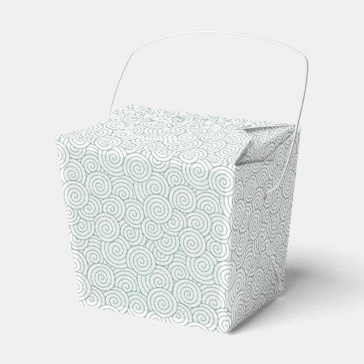 パーティカスタムーの好意ボックス | ギフトスタイリッシュ フェイバーボックス (正面サイド)