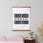 パーティクルの標準モデル 吊り下げ型タペストリー (寝室)