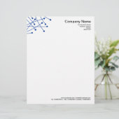 パーティクルトラック – ネイビーブルー レターヘッド (スタンド正面)