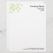 パーティクルトラック – 火星の緑 レターヘッド (正面/裏面)