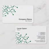 パーティクルトラック – 白の森の緑 名刺 (正面/裏面)