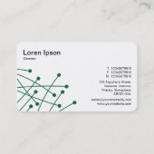 パーティクルトラック – 白の森の緑 名刺 (裏面)