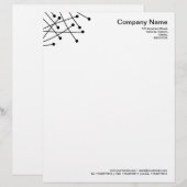 パーティクルトラック-黒 レターヘッド (正面/裏面)