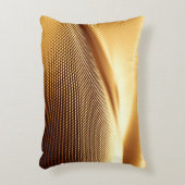 パーティクルドレーパリの高級金ゴールドの背景。3次元性欲 アクセントクッション (正面(垂直))