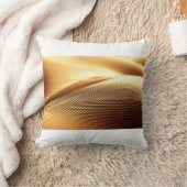パーティクルドレーパリの高級金ゴールドの背景。3次元性欲 クッション (ブランケット)
