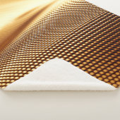 パーティクルドレーパリの高級金ゴールドの背景。3次元性欲 シェルパブランケット (3/4)