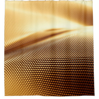 パーティクルドレーパリの高級金ゴールドの背景。3次元性欲 シャワーカーテン