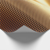 パーティクルドレープの高級金ゴールド背景。3dイルミネーション ラッピングペーパー (角)