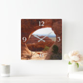 パーティションアーチatアーチズナショナルパーク スクエア壁時計 (ホーム)