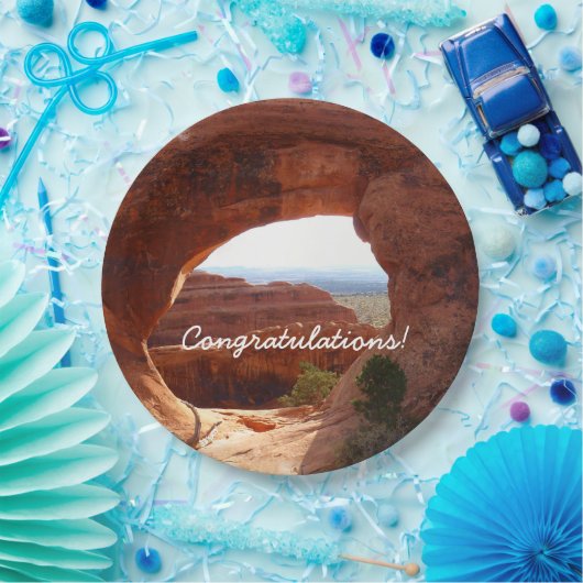 パーティションアーチatアーチズナショナルパーク ペーパープレート (パーティー)