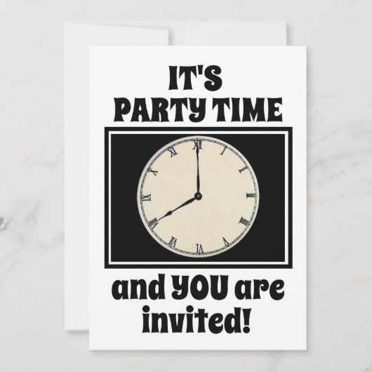 パーティタイムだ! 招待状 (正面)