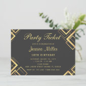 パーティチケット招待状 招待状 (スタンド正面)