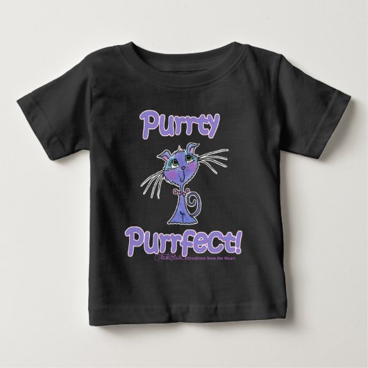 パーティパーフェクト子猫 ベビーTシャツ (正面)