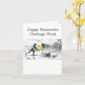 パーティングディークウィルムスMennonite伝統ウィークカード カード (黄色い花)