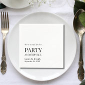 パーティーおもしろいの結婚バー スタンダードカクテルナプキン