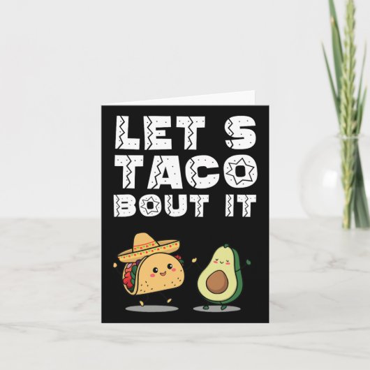 パーティーおもしろいレッツタコIt Taco Cinco De Mayo カード (正面)