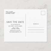 パーティーおもしろい写真レズビアンゲイLGBT日付Aを保存 案内ポストカード (裏面)