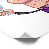 パーティーおもしろい動物マンガ ポスター (角)