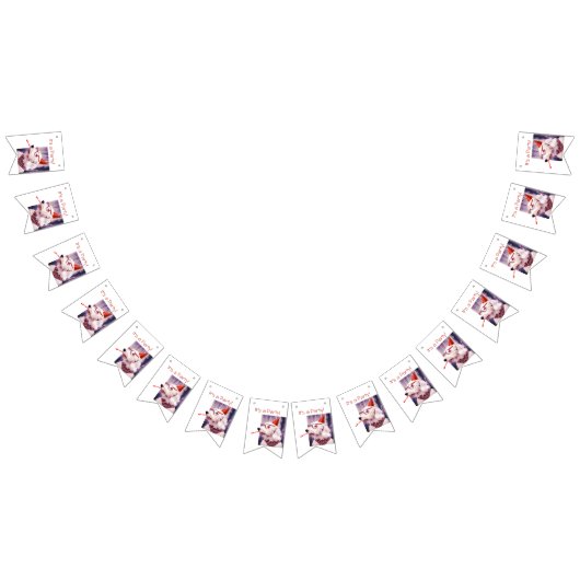 パーティーおもしろい犬祝だ バンティングフラッグ (全)