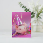 パーティーおもしろい豚 ポストカード (スタンド正面)