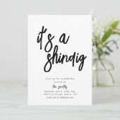 パーティーお祝いのご招待 招待状 (スタンド正面)